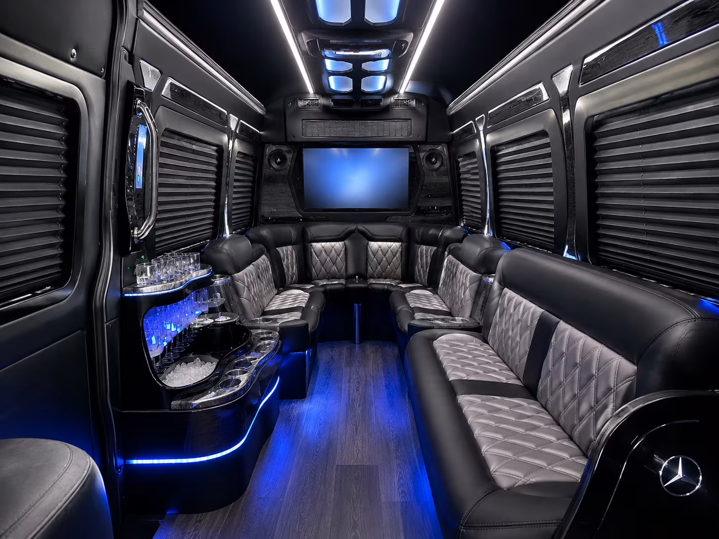 Fremont Airport Shuttle & Transportation party bus exterior