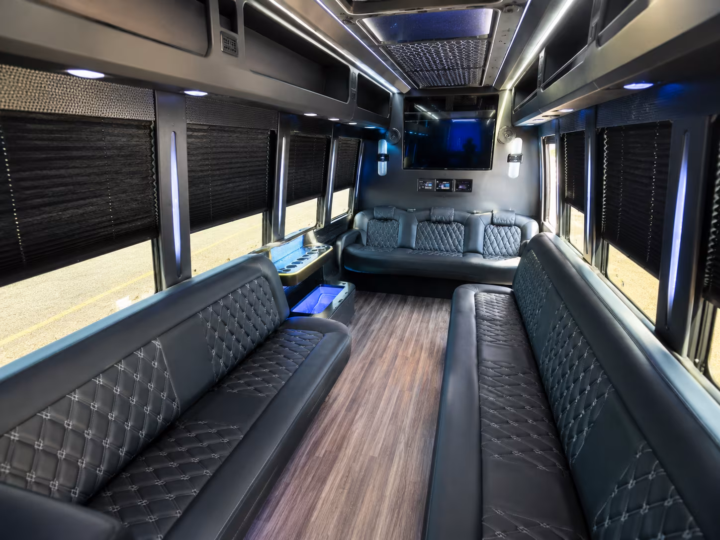 Fremont Birthday, Sweet 16, & Quinceañera Transportation party bus exterior