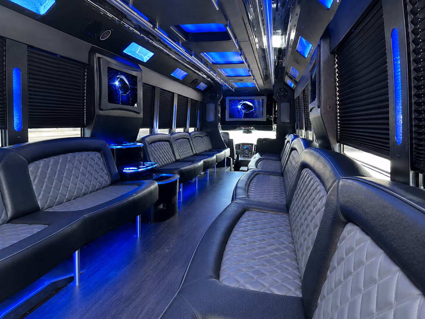 Fremont Birthday, Sweet 16, & Quinceañera Transportation party bus exterior