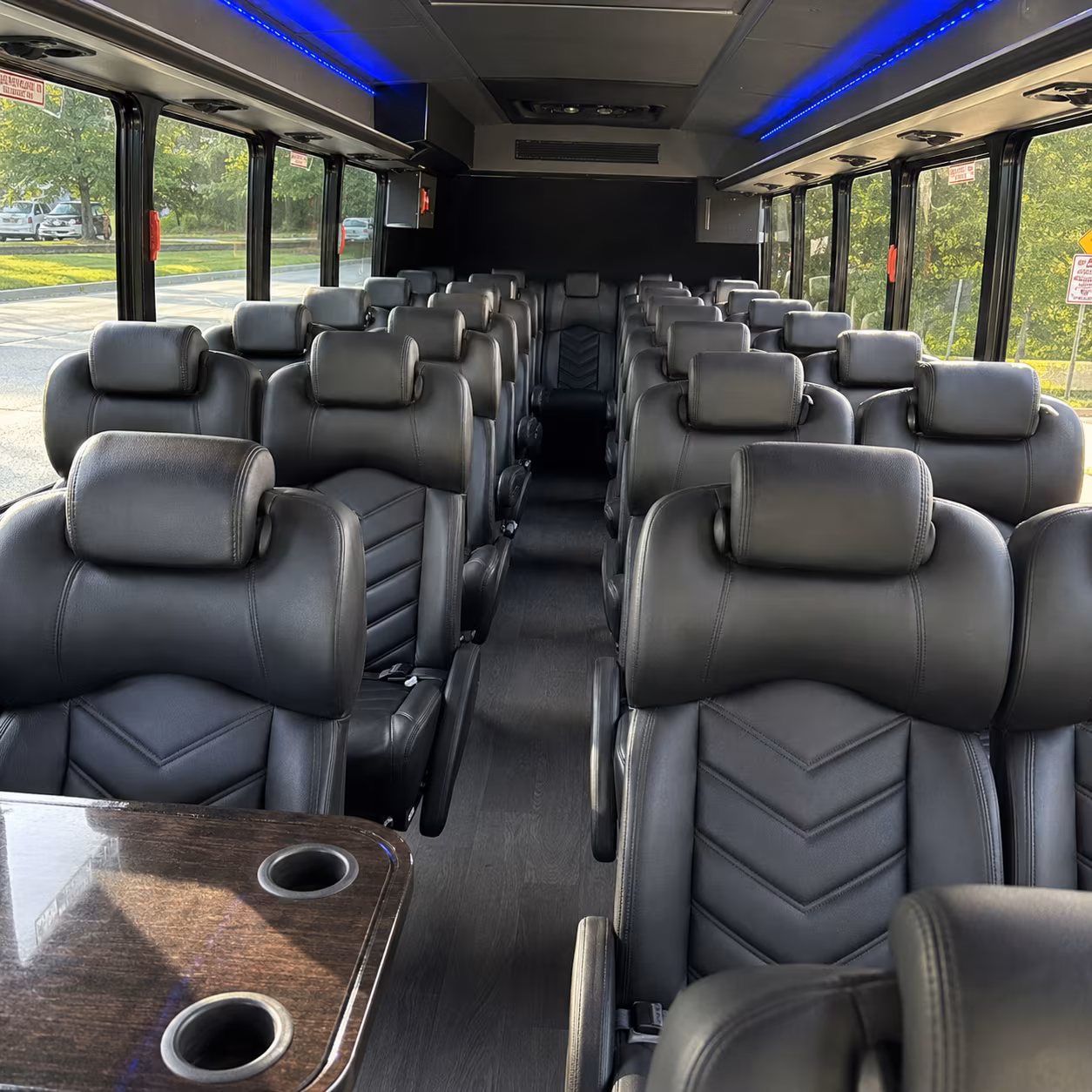 Fremont Corporate Transportation party bus exterior