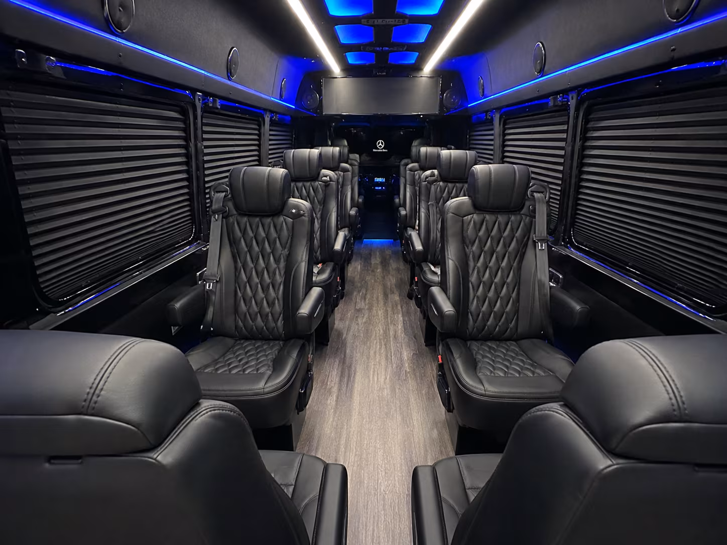 Fremont Corporate Transportation party bus exterior