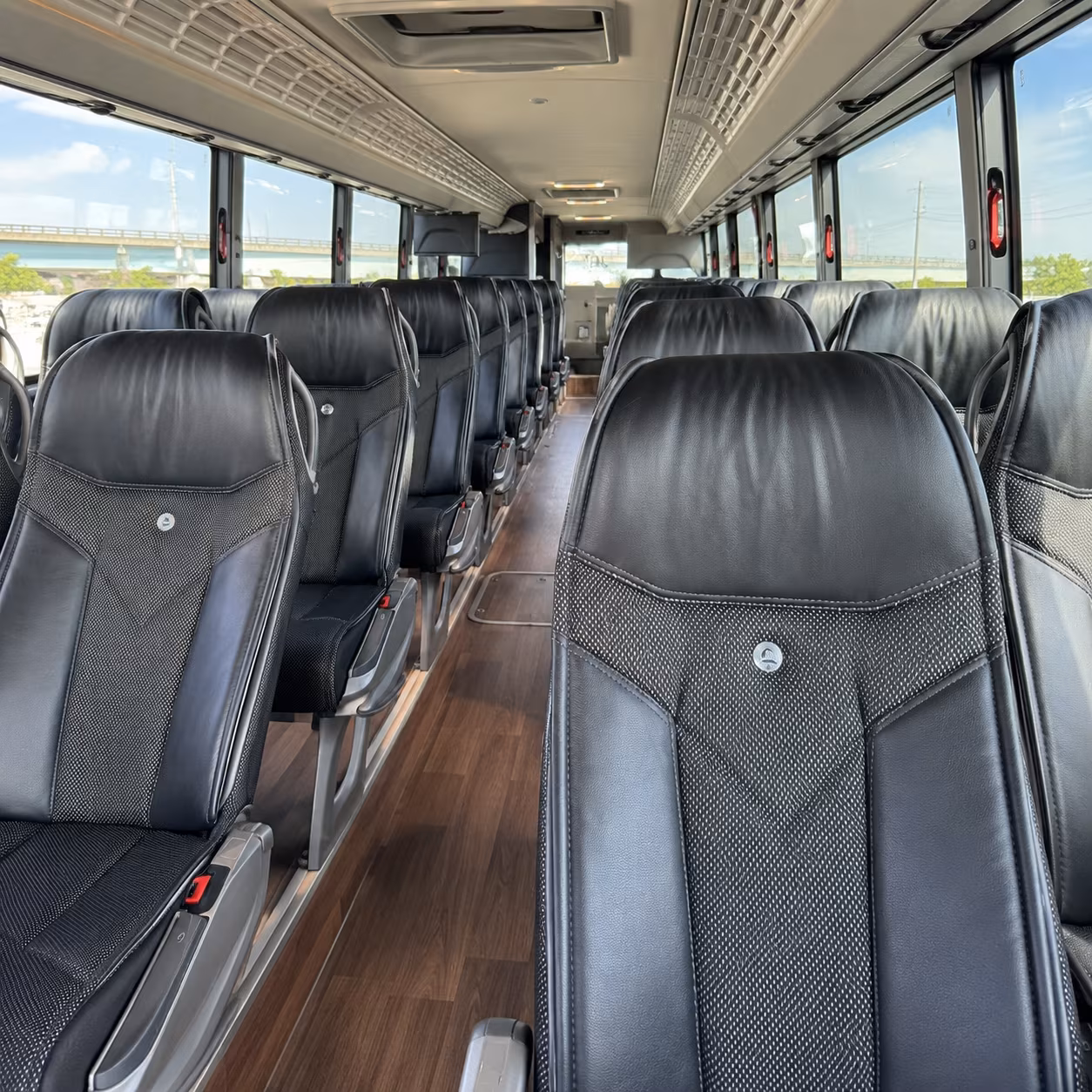 Fremont Corporate Transportation party bus interior