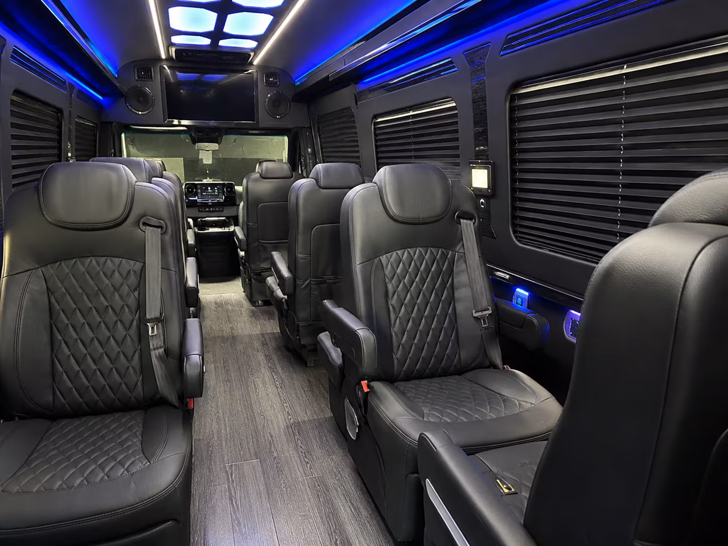 Fremont Corporate Transportation party bus exterior