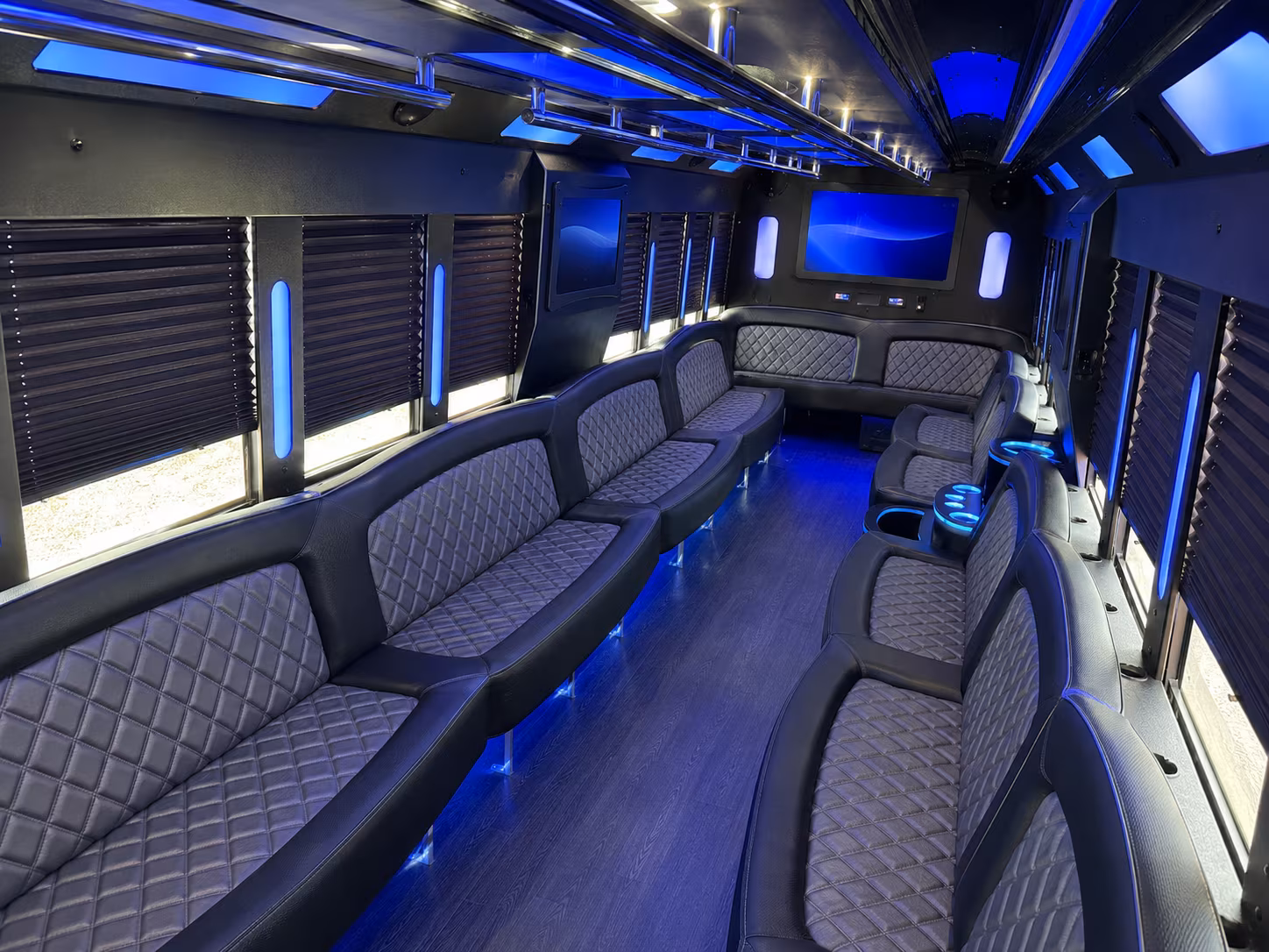 Fremont Prom & Homecoming Transportation party bus exterior