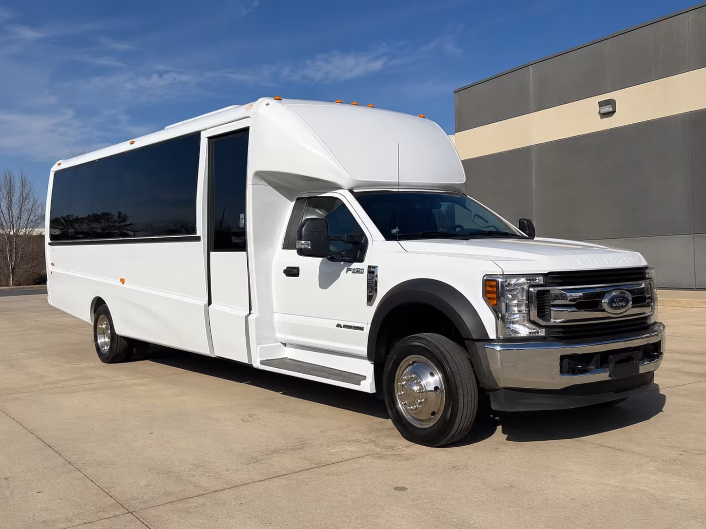 Fremont School Event Transportation party bus exterior