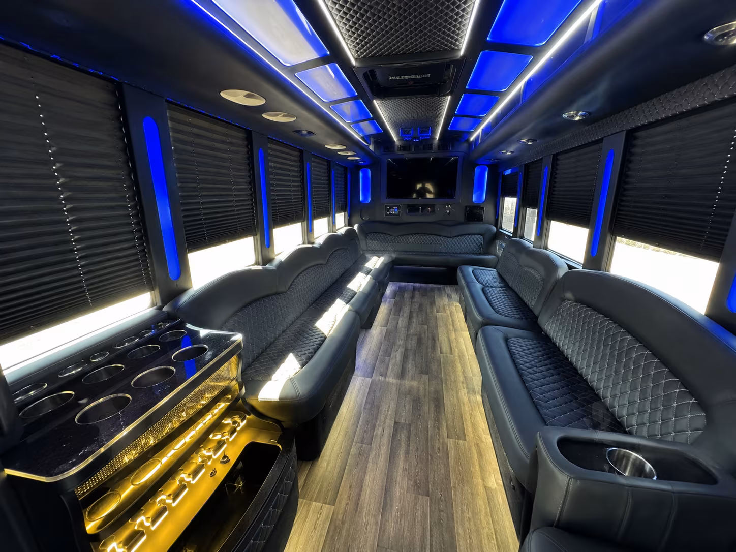 Fremont Sporting Event Transportation onboard seating
